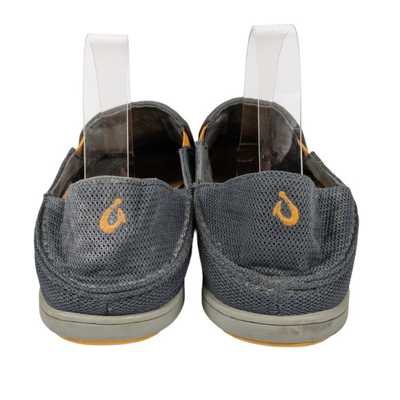 OluKai Sneakers 10.5 Gray Lightweight Mesh Cushioned Sole Pehuea Slip On Shoes - Picture 5 of 7